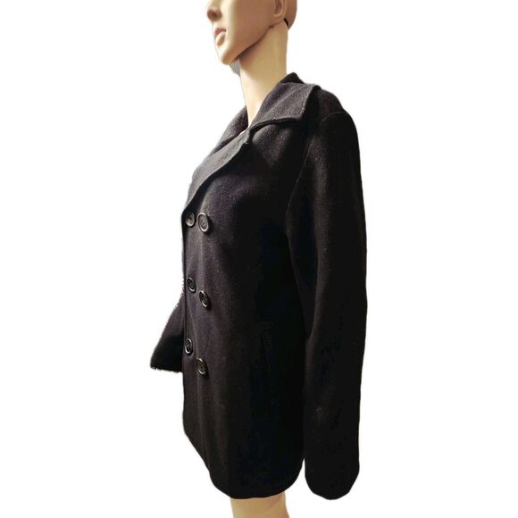 Aeropostale Women's Coat Size Small Black - Picture 4 of 8